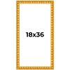 PosterPalooza | 18x36 Bamboo Picture Frame, UV Acrylic, 4 Finishes - Brown, Black, Gold, and Natural - 2 of 4