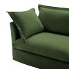 Modern Chenille Fabric Single Sofa With 1 Big Back Cushion And 2 Big Pillows,Single Couch,Slipcovered Chair-Maison Boucle - 4 of 4