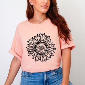 Simply Sage Market Sunflower Garment Dyed Tee - 1 of 4