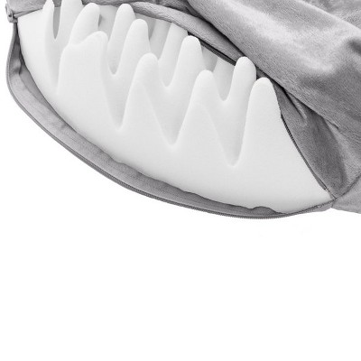 Small Dark Gray Orthopedic Foam Burrow Dog Bed