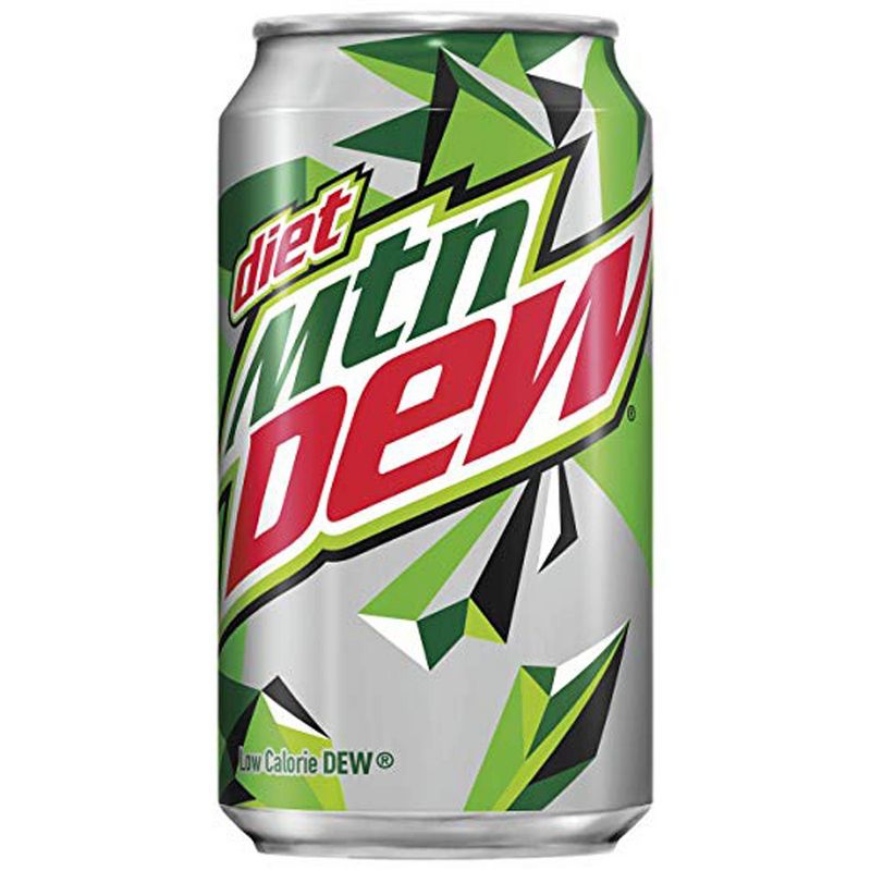Diet Mountain Dew Citrus Soda - 12pk/12 fl oz Cans, 3 of 4