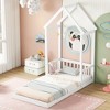 Dexmalle Twin House-shaped Roof Headboard Floor Bed - 2 of 4