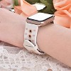 Worryfree Gadgets Leather Band for Apple Watch 38mm 40mm 41mm, 42mm 44mm 45mm iWatch Band Series 8 7 6 5 4 3 2 1 & SE - 2 of 3