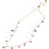 Anna-Kaci Women's Multi-Colored Gemstone Pendant Necklace on Gold Tone Chain - Gold - 3 of 4