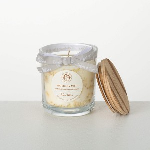 Vance Kitira Water Lily Mist Scented Soy Wax 4.25" Jar Candle - 1 of 4
