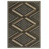 Garvee Modern Geometric Area Rug Soft Non Slip Foldable Accent Rug Washable Low Pile Rug - 3 of 4