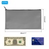Unique Bargains Oxford Fabric Zippered Water Resistant Tear Resistant Bank Deposit Bag 3 Pcs - 2 of 4