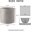 Rosemead Home & Garden Inc. 16" Dia Round Modern Concrete Outdoor Planter Pot Weathered - 3 of 3