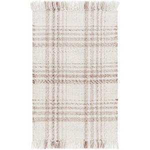 Hauteloom Inara Blue Plaid Area Rug - 1 of 4