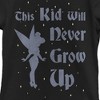 Girl's Peter Pan Never Grow Up T-Shirt - 2 of 4