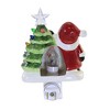 6.0 Inch Gnome Vintage Tree Nightlight Santa Star Novelty Nightlights - 3 of 3
