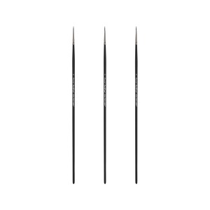 Black Swan Synthetic Red Sable Round Paint Brushes Sets of 2 -  Professional Quality Long Handle Paint Brushes for Oil, Heavy Body Media and Acrylic - - 1 of 4