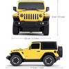 JuzToys Remote Control Car, 1:24 RC Car Wrangler JL RC Car Jeep Rubicon Model Yellow 2.4G - 3 of 3