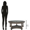 Hekman Round Coffee Table 23502 Lincoln Park - 2 of 2