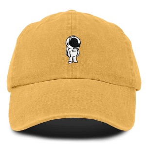 Dalix Astronaut Embroidered Alien Dad Hat Cotton Baseball Cap Adjustable Mens - 1 of 4