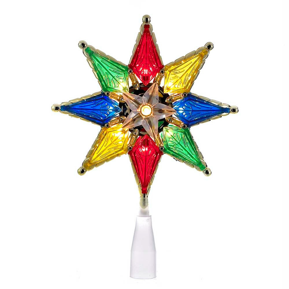 UPC 086131237546 product image for 12.5 5 Light Led Color Changing Finial Tree Topper, Multi-Colored | upcitemdb.com