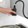 Munora Single Handle High Arc Pull Out Kitchen Faucet with Pull Down Sprayer, Stainless Steel - 4 of 4
