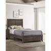 Twin Size Platform Bed with Clean-lined Headboard - 2 of 4