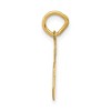 Black Bow Jewelry 14k Yellow Gold, Jersey Collection, Small Number 6 Pendant - 2 of 4