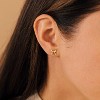 Gold Earrings-14K Gold/Silver/Rose Gold Plated Bow Earrings Trendy Dainty Cute Ribbon Minimalist Bow Stud Earrings for Women Gifts - 3 of 4