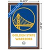 Trends International NBA Golden State Warriors - Logo 21 Framed Wall Poster Prints - 3 of 4