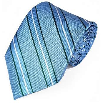 Men's Stripe 3.25 Inch Wide And 58 Inch Long Woven Neckties
