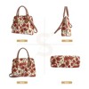 Signare USA Poppy Red Convertible Top Handle Handbag - 2 of 4