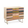 Gigi Rosado Brown Striped Pattern Credenza - Deny Designs - 2 of 3