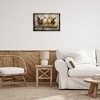 Stupell Industries Chickens In A Row Black Framed Floater Canvas Wall Art - 2 of 4