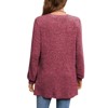 Womens Fall Sweaters Long Sleeve V Neck Tunics Tops Side Split Casual Sweatshirt With Pocket - 3 of 4