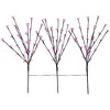 Northlight Set of 3 Pre-Lit Cherry Blossom Artificial Tree Branches 2.5' - Fuschia LED Lights - image 3 of 4