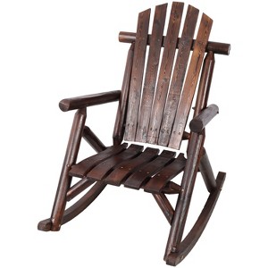 KTMBDW Oversized Rocking Chair, Outdoor Rocking Chair for Adults, All Weather Resistant Porch Rocker for Lawn Garden - 1 of 4