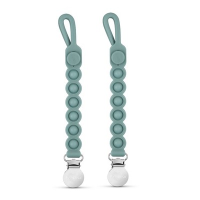 POP Clip - Sensory Teething Bubble Pop Toy and Pacifier Clip Holder for Baby's and Toddler