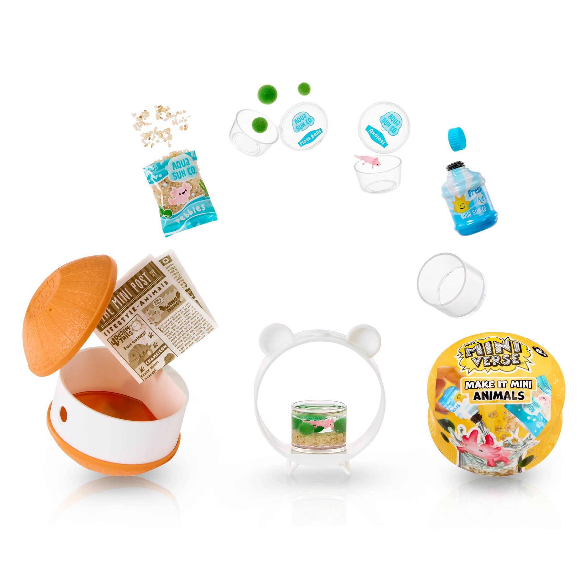 MGA's Miniverse Make It Mini Animals Mini Collectibles, Replica Animals and Habitats