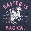 Womens Holiday Is Magical Funny T Shirt Sarcastic Holiday Bunny Graphic Tee For Ladies - Crazy Dog Women's T Shirt - 2 of 4