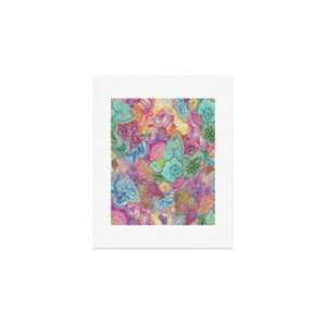 Deny Designs Stephanie Corfee Flourish Allover Art Print 8" x 10": Matte Finish, Botanical Theme, Unframed Paper - 1 of 4