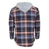 Gioberti Men's Removable Hoodie Plaid Checkered Flannel Shirt - 2 of 3