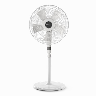 Holmes 16" Oscillating 5 Blade Stand Fan White