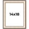 PosterPalooza | Contemporary Silver Picture Frame - UV Acrylic, Foam Board Backing, Hanging Hardware - 2 of 4