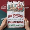 Lomsoe Santa Claus and Elk Tin Sign 12¡Á8inch "May You Never Be Too Grown Up To Search The Skies On Christmas Eve" Funny Tin Signs Christmas Gift - 3 of 4