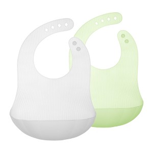 Olababy Fold N Go Silicone Bib with Travel Case - 1 of 4