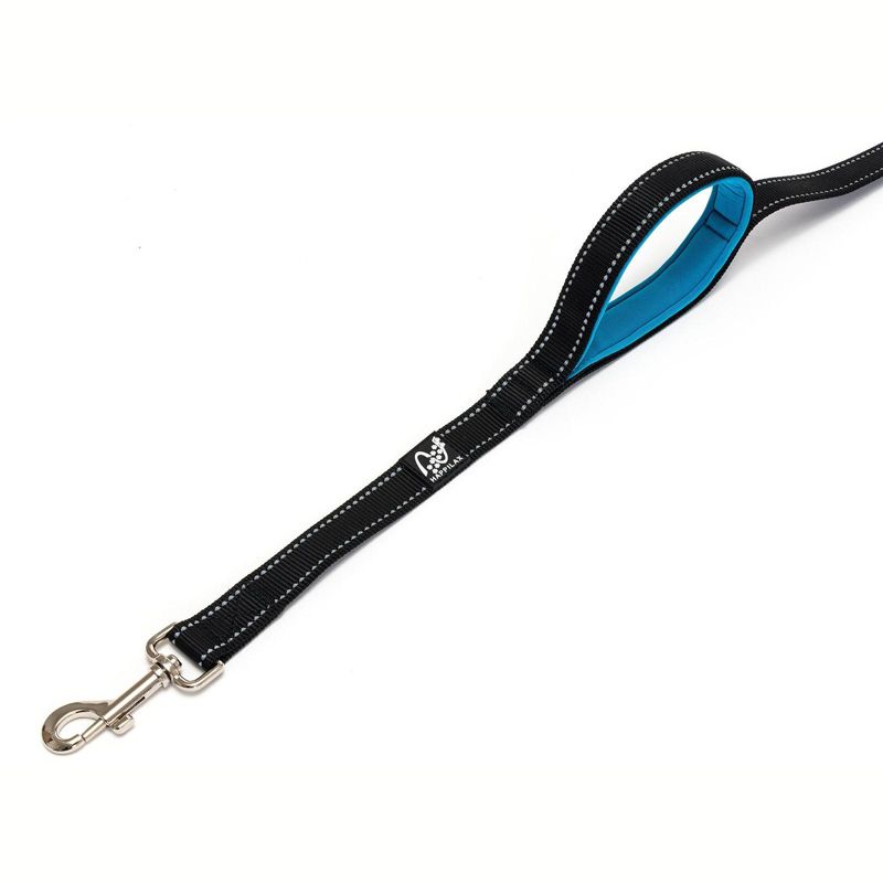 Happilax 5 ft Dog Leash for Medium to Large Dogs - Blue & Black, 4 of 10