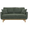 TiramisuBest Mid-Century Corduroy Sofa,Blue - 2 of 4