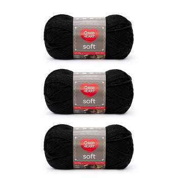 Red Heart Super Saver Haute Yarn - 3 Pack of 141g/5oz - Acrylic - 4 Medium  (Worsted) - 236 Yards - Knitting/Crochet