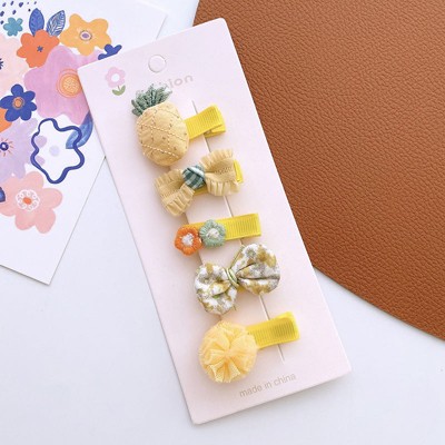 MyKids-USA Versatile Hair Accessory For Babies: Colorful Small Butterfly Bow Hair Clip Sets