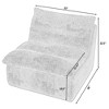 CAVINAS Polyester Fabric Bean Bag Chair,Lazy Sofa Chair with Handle Free Design and High-Density Foam,Modern Lounge Chair for Living Room - 3 of 4