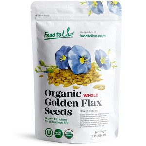 Organic Golden Flaxseed - by Food To Live - 1 of 4