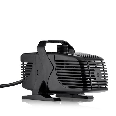 Black Submersible Water Pump with 33' Cord for Fountains & Ponds