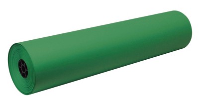 Festive Green 36" x 500' Heavyweight Art Paper Roll