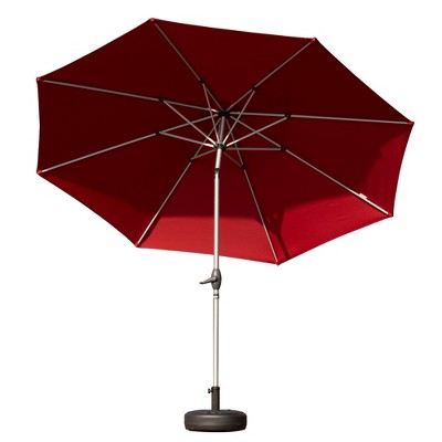 Gloweer 10FT/9FT/7.5FT Patio Umbrella, Outdoor Table Umbrella with Push Button Tilt and Crank, UV Protection Waterproof Market Umbrella